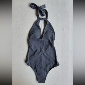 O'Neill Salt Water Solids Hi-Neck Swimsuit color DBL size S.